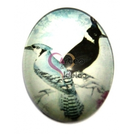 Cabochon Two Birds (40 x 30)
