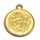 Pendente Zamak Every Day is a Gift - Dourado (20 mm)