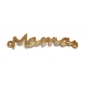 Conta Conector Latão Mama - Dourado (35 x 7 mm)