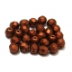 Pack Contas Facetadas da Bohemia - Red Copper Mat (6 mm) - [25 unds]