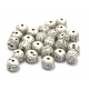 Pack de Pedras Brancas com Pintinhas (10 x 8 mm) - [25 unds]