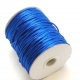 Cordão de seda dark blue (2 mm) - 1 metro