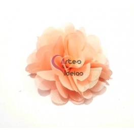 Flor de Tecido - Rosa Creme (50mm)