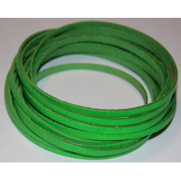 Cabedal Plano Flourescent Green (5 mm)