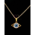 Fio Aço Inox Evil Eye Collection [Olho Brilhantes] - Dourado