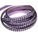 Cabedal Plano c/ Strass - Lilac (5 mm)