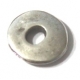 Conta Zamak Donuts Irregular - Prata (3 mm)