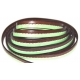 Cabedal Plano Pesp. Central Dark Brown - Green (10 x 2)