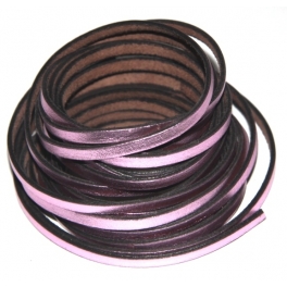 Cabedal Plano Metal Pink (5 mm)