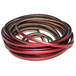 Cabedal Plano Metal Red (5 mm)