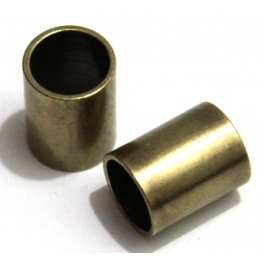 Conta Zamak Tubo Liso Comprido - Bronze (10 mm)