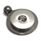 Base Pendente Easy Button Circular - Black nickelcolour