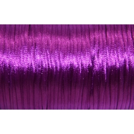 Cordão de seda purple (2 mm) - 1 metro